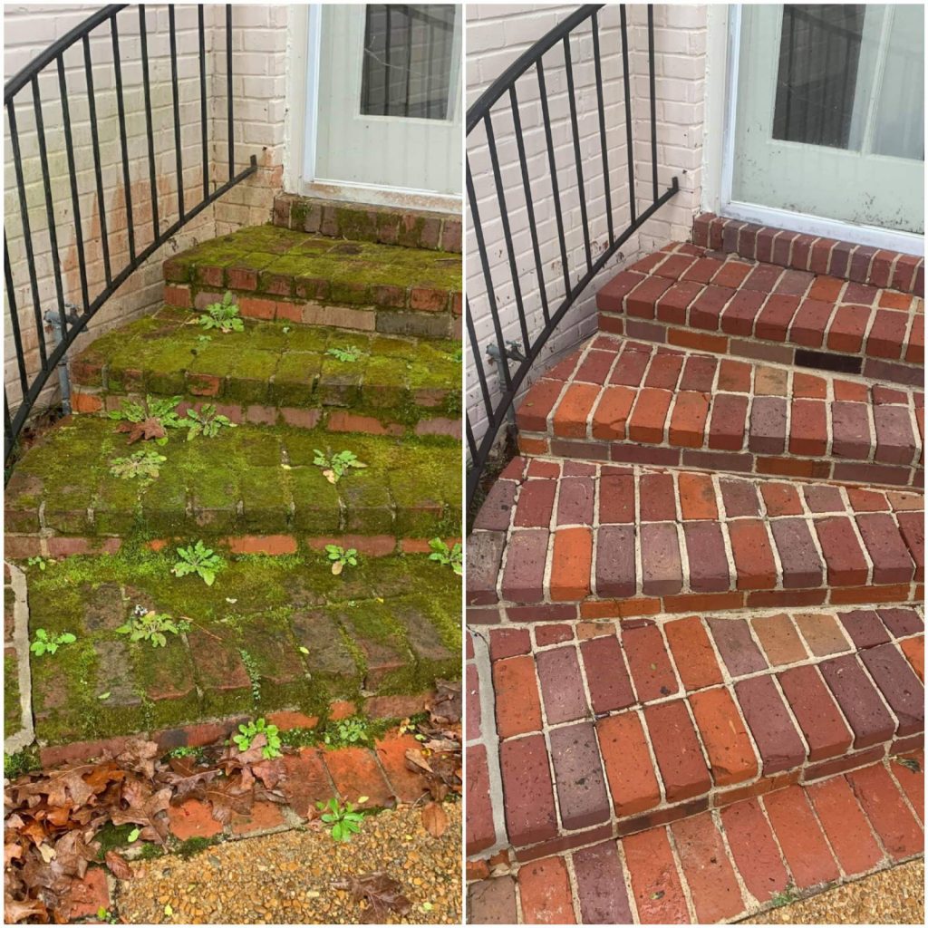 Images showing the damage that can occur if stairs aren't properly cleaned